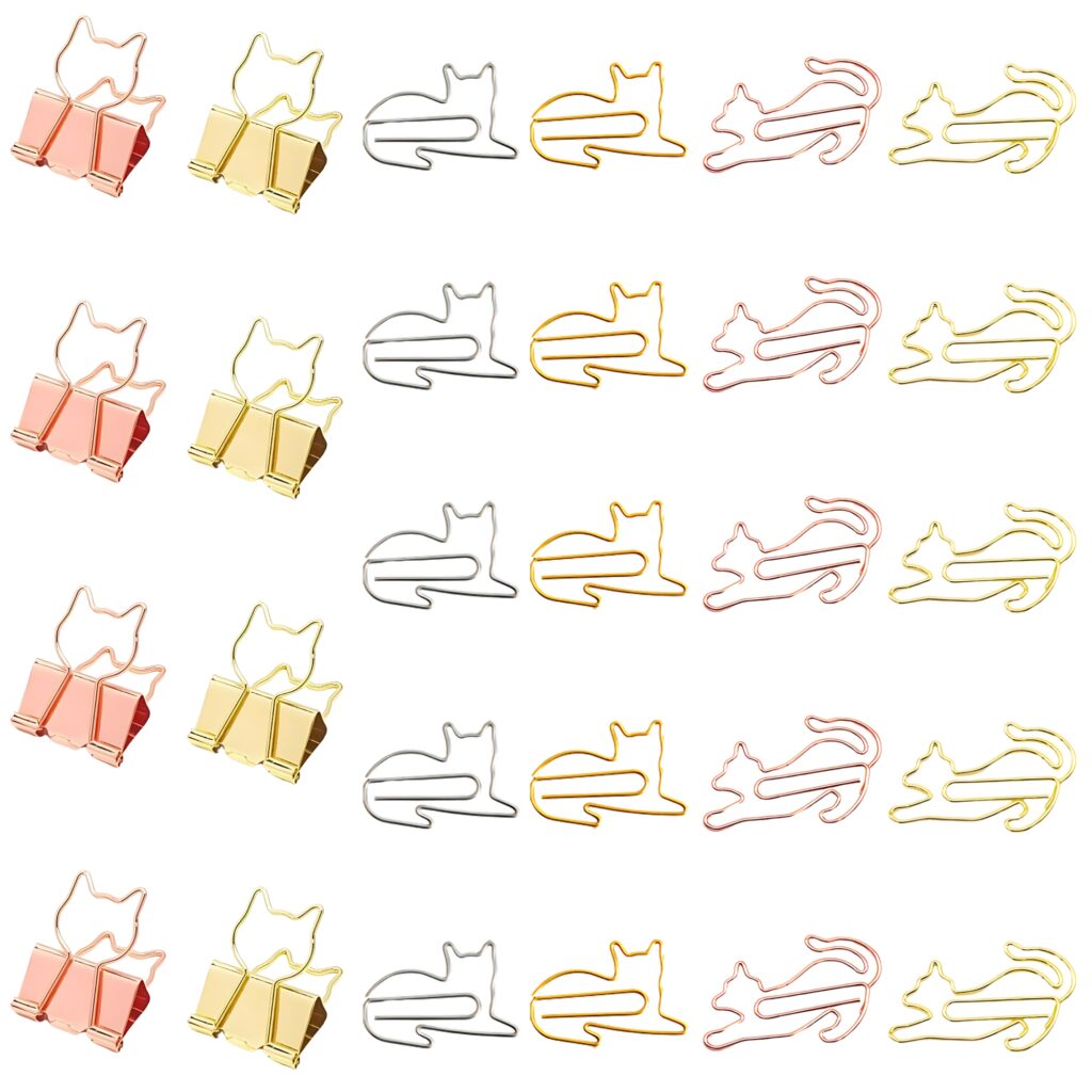 猫型クリップセット